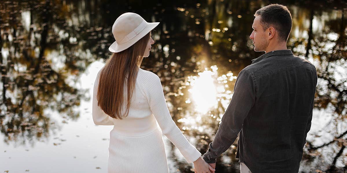 Is He Legit — Or Does He Just Want You As Arm Candy? man and woman holding hands