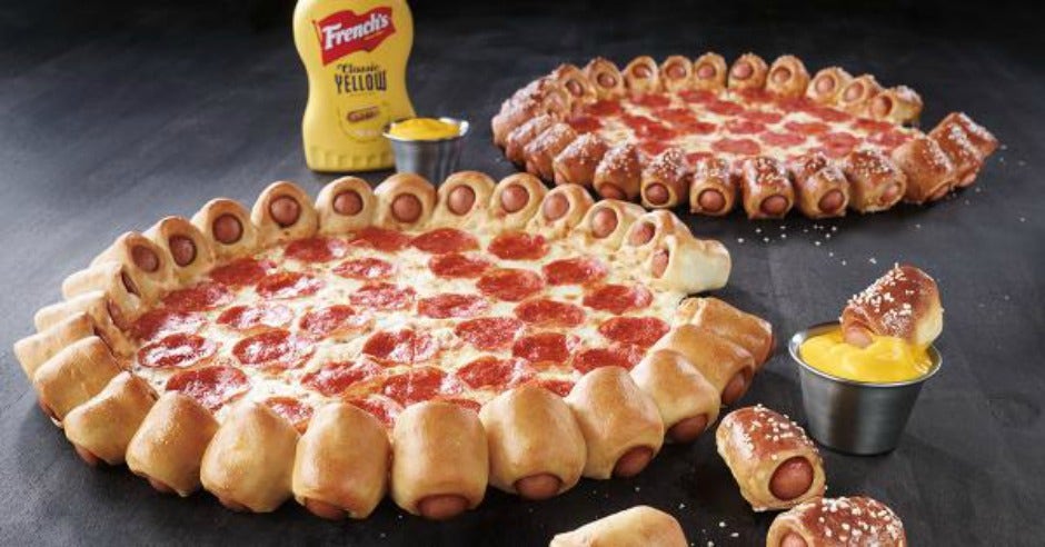 hot dog pizza