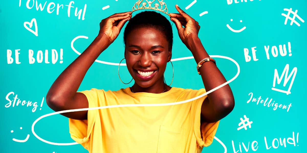 How To Be More Courageous: 12 Ways To Live A Braver Life courageous woman wearing a crown