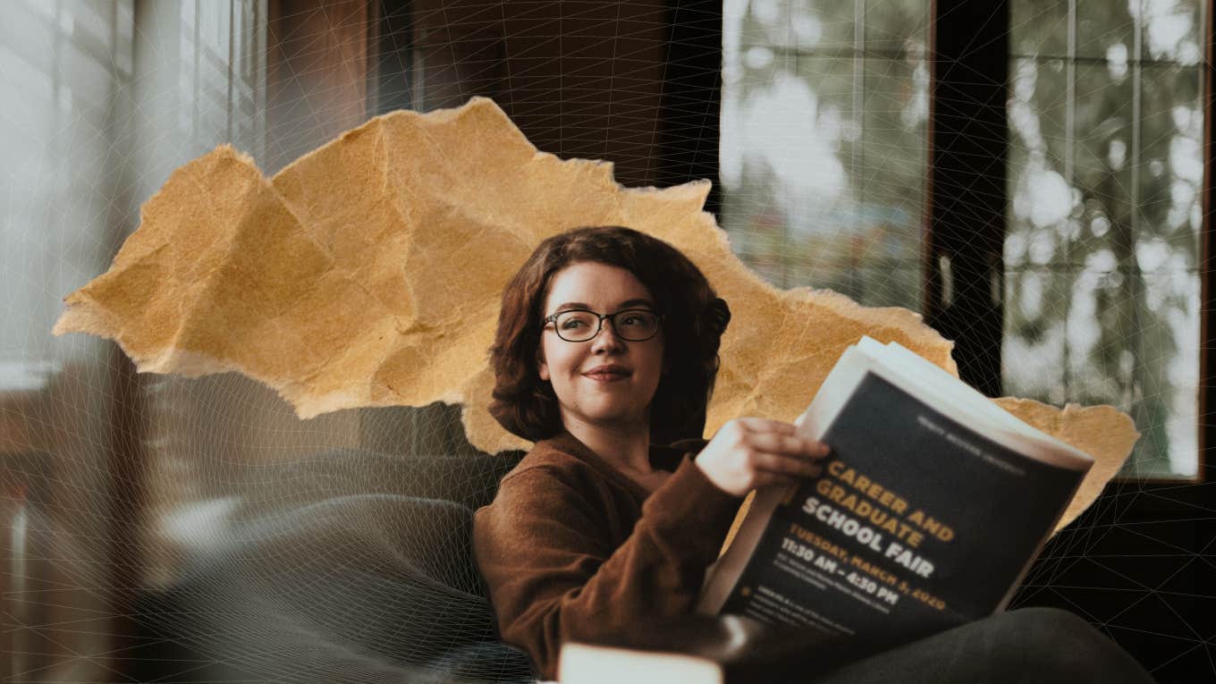 How To Pick A Career If You’re Not Passionate About Anything Woman reading about careers
