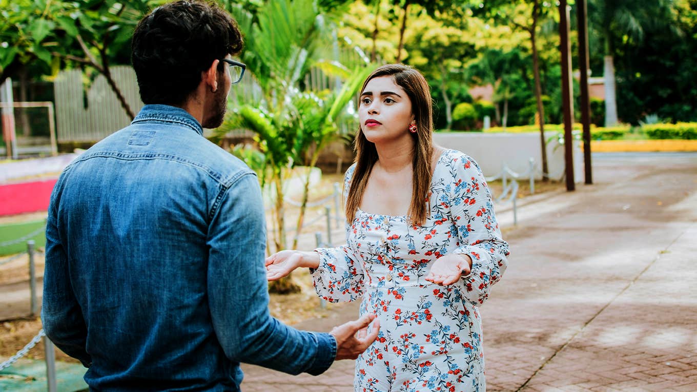 couple having argument