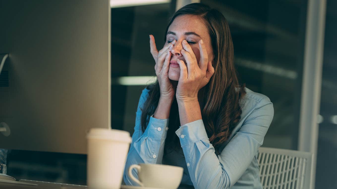 4 Tiny Ways You Make Your Already-Stressful Life Harder Stressed woman