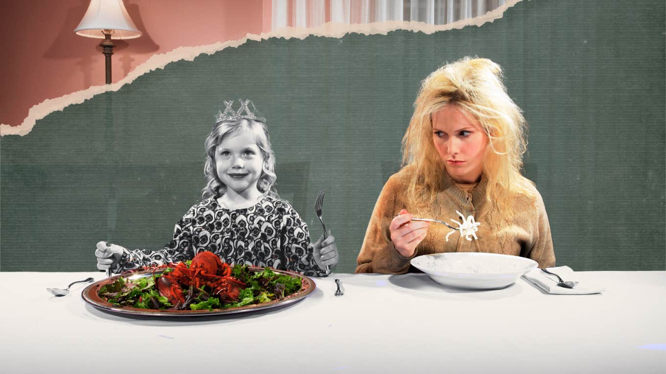 Productive Ways To Stop Feeling So Jealous Of Others (That You Can Use To Your Advantage) Jealousy, unfair two people eating different meals