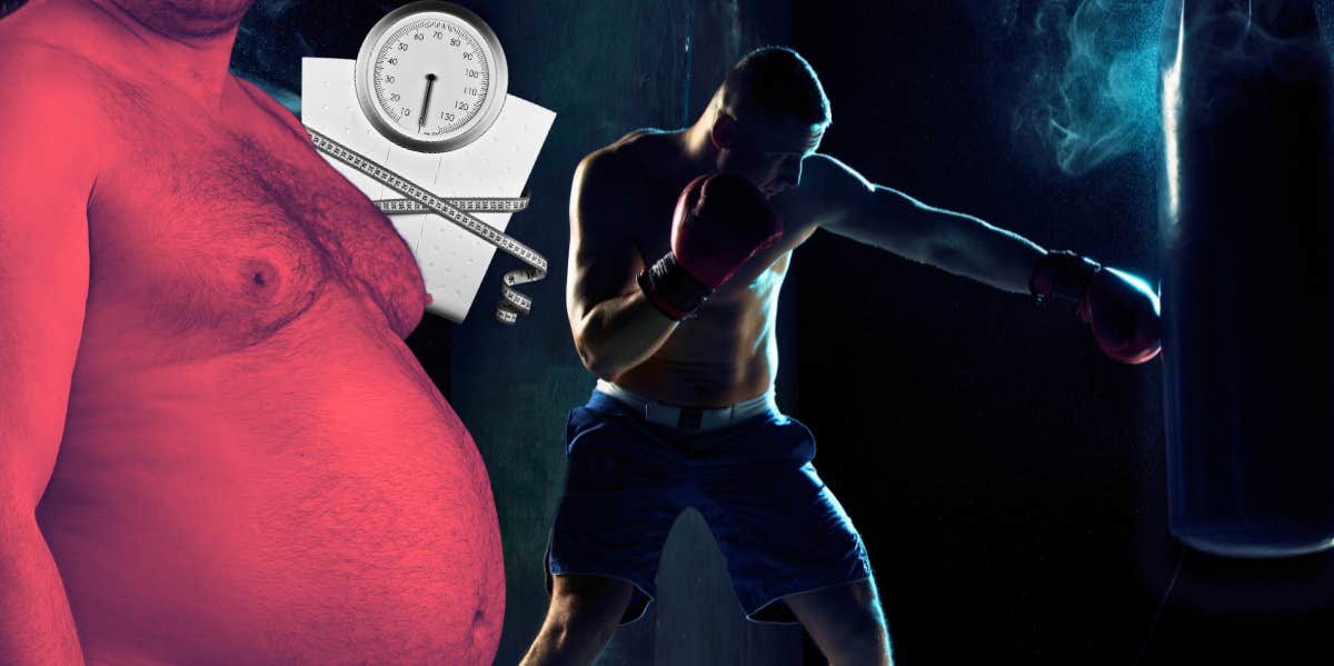 How A Father’s Dying Wish Saved His Son’s Life guy boxing after weight loss