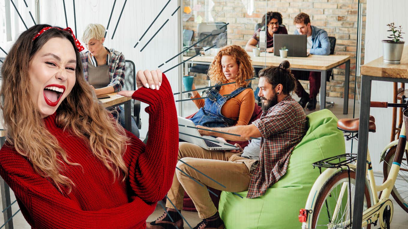 How To Feel More Confident Around Your Coworkers Woman finding confidence in her workplace