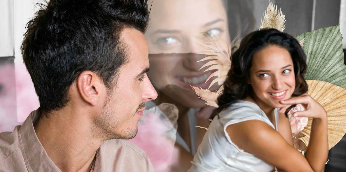 6 Tips For Flirting With An Older Guy (Without Coming Across Childish) Woman flirting with man