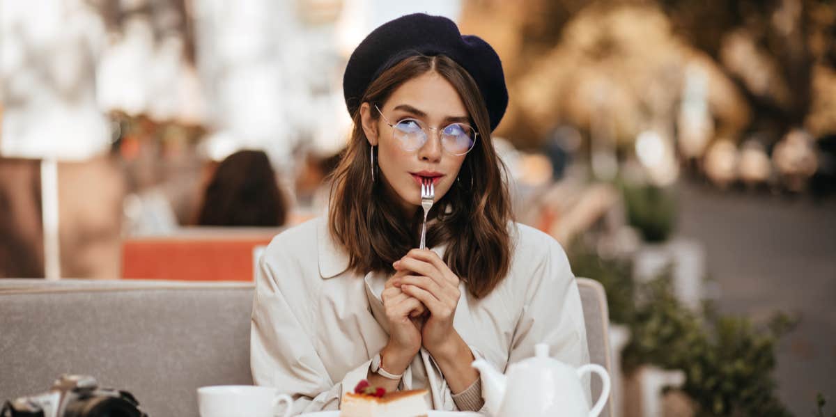 How To Lose Weight Just By Thinking About It woman thinking about losing weight