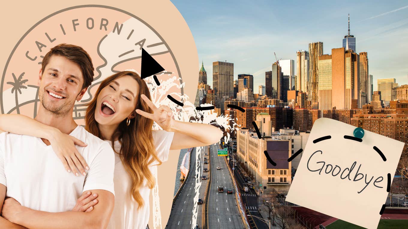 How Moving Cross-Country Dramatically Changed Our Relationship Couple moving from NYC to Cali