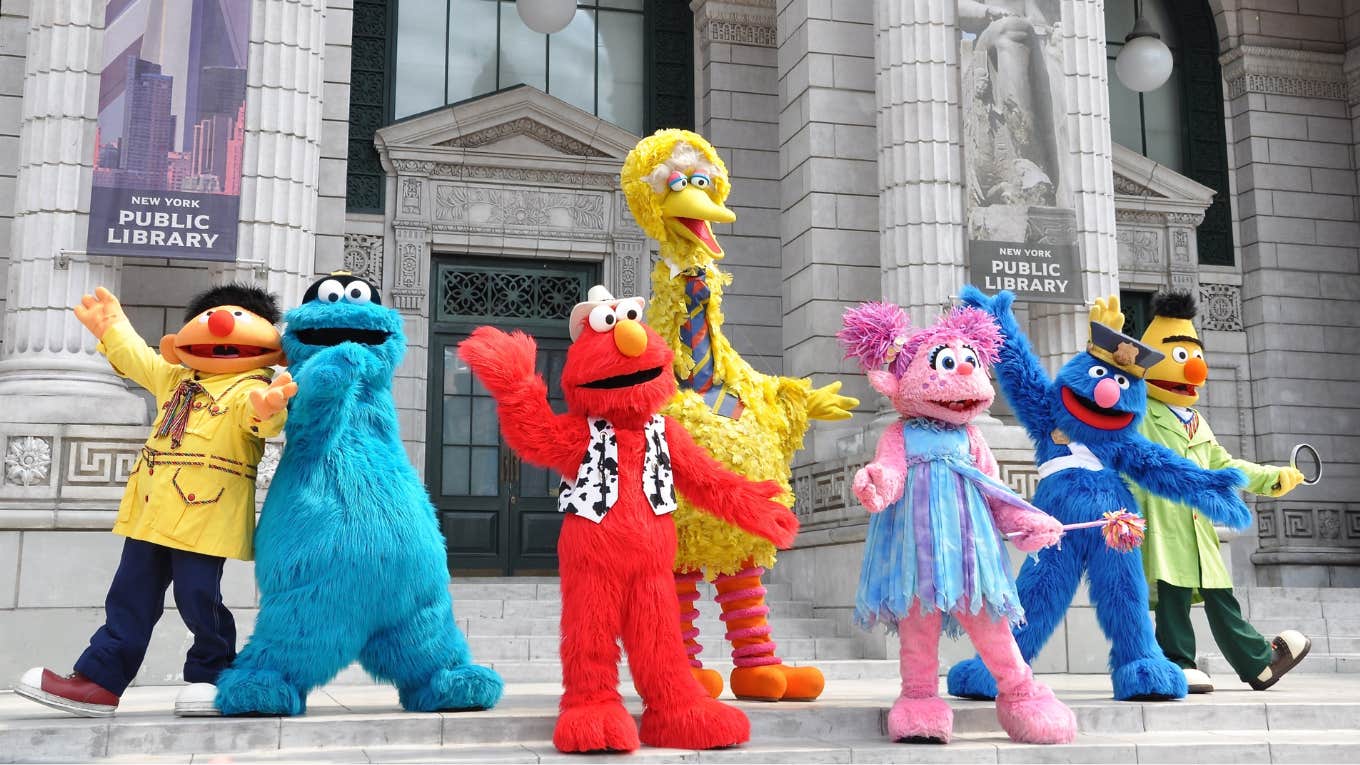 How Muppets From Sesame Workshop Are Being Used To Help Young Kids Understand Parents With Addiction muppets at the New York Public Library