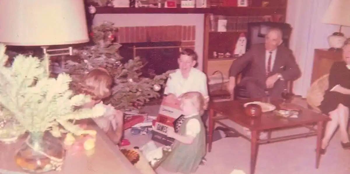 How My Narcissistic Mother Tried to Ruin Christmas photo of author's childhood home provided by author