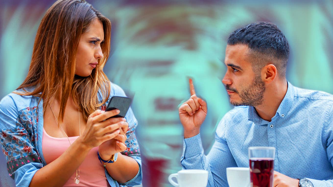 How Not To Be Jealous & Save A Relationship From Jealousy Issues jealous boyfriend confronting girlfriend