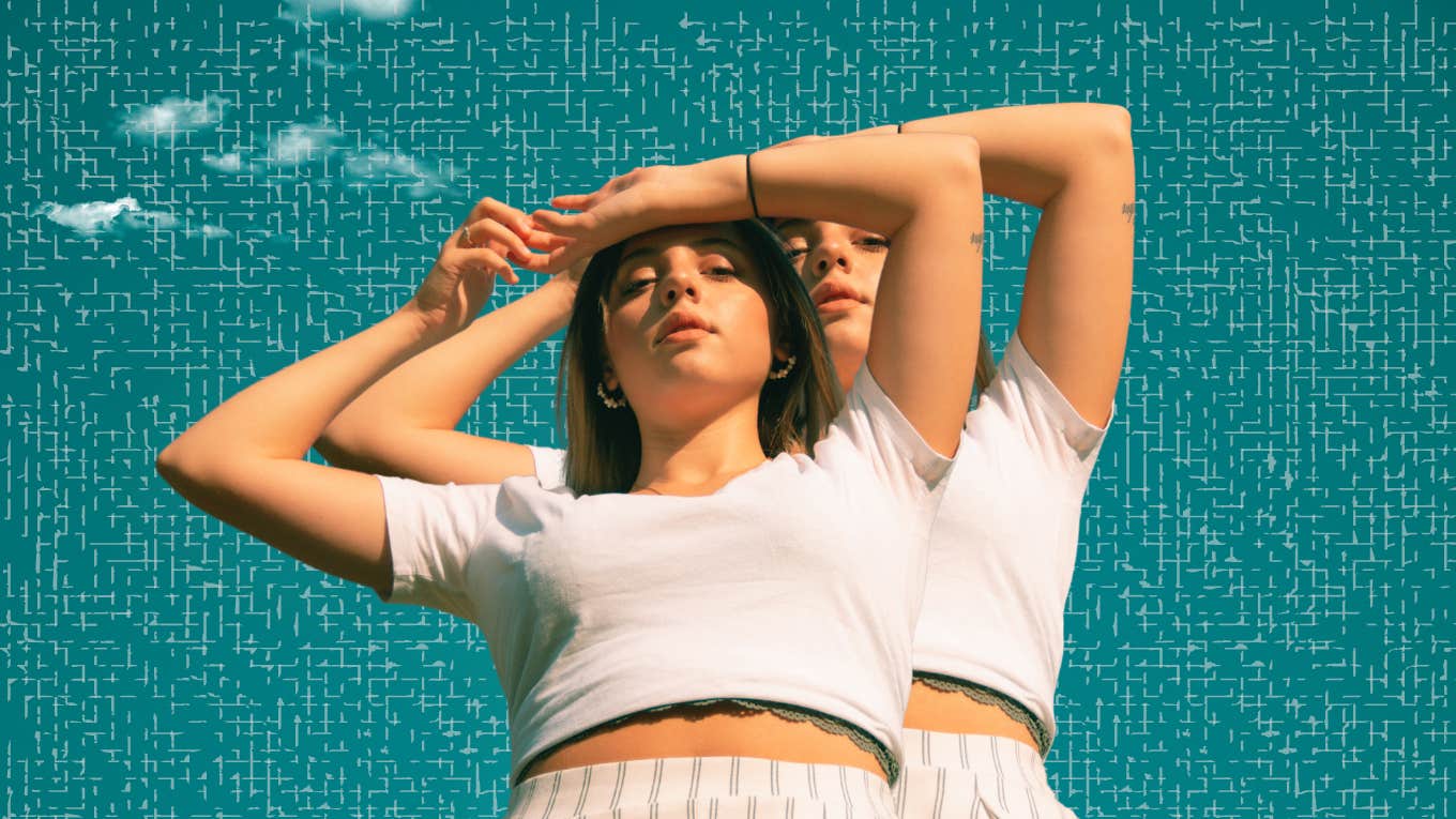 The Type Of Perfectionist You Are, Based On Your Age woman shielding sun from her eyes