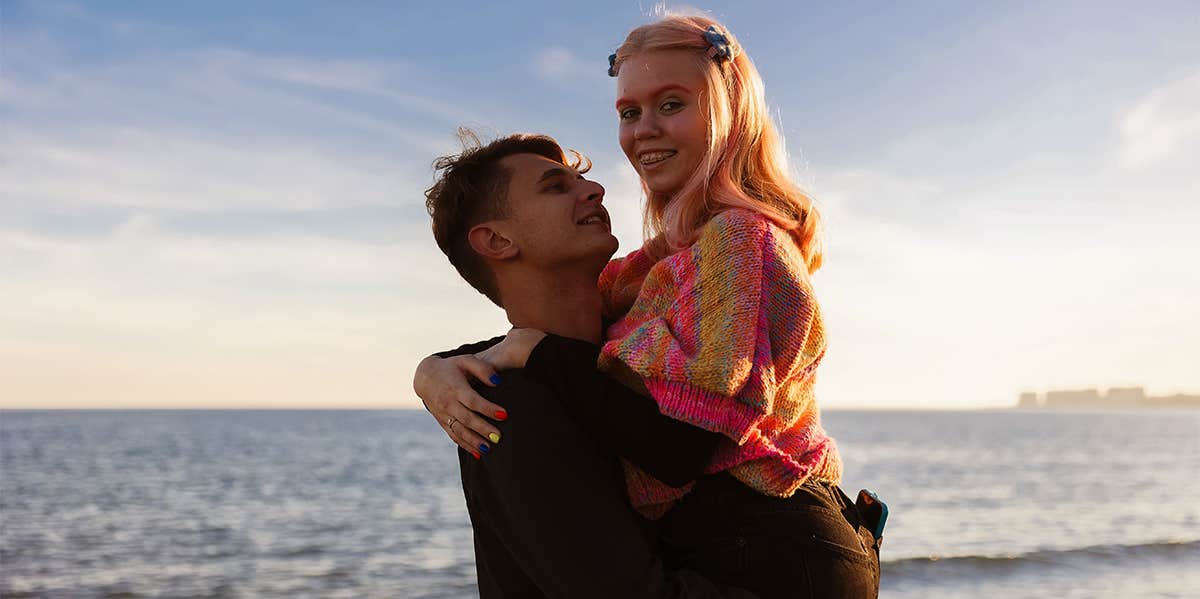 The Sneaky Way To Seduce Your Man Daily man carrying girlfriend on beach