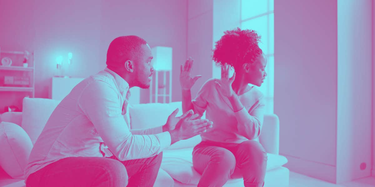How To Tank A Perfectly Good Marriage To A Good Man In 4 Months couple arguing