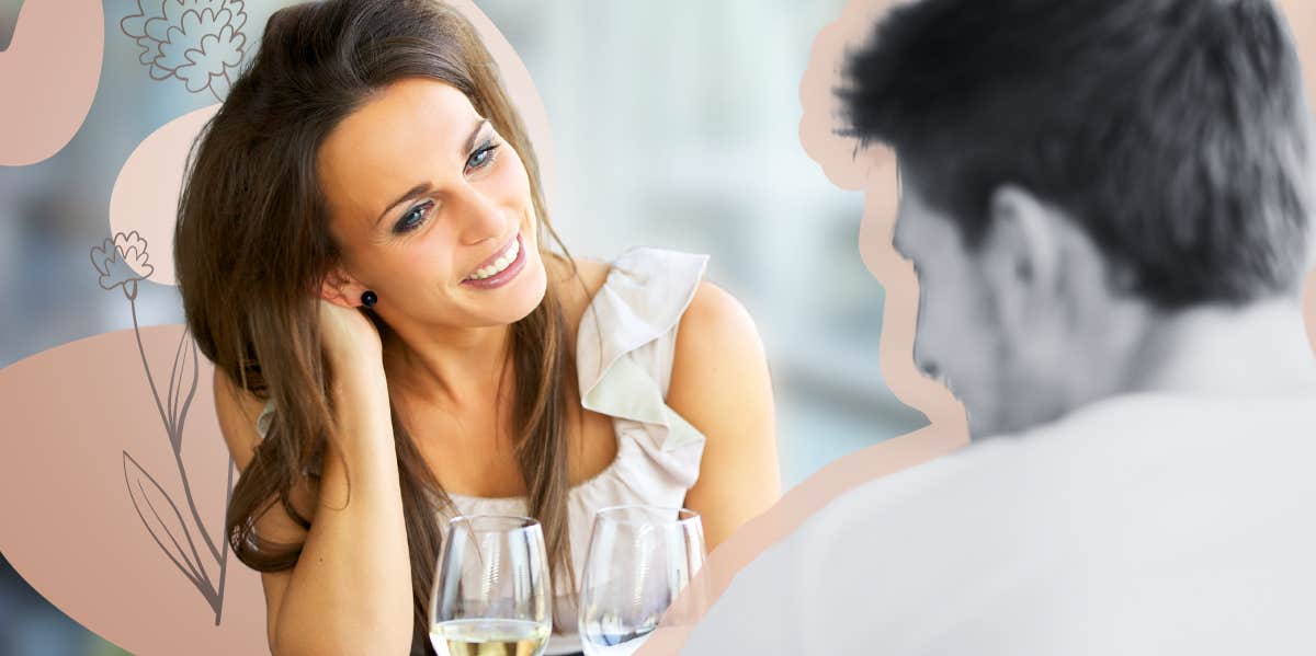 The Only Way To Tell If A Guy Is Truly Interested In You Woman on a date with a man