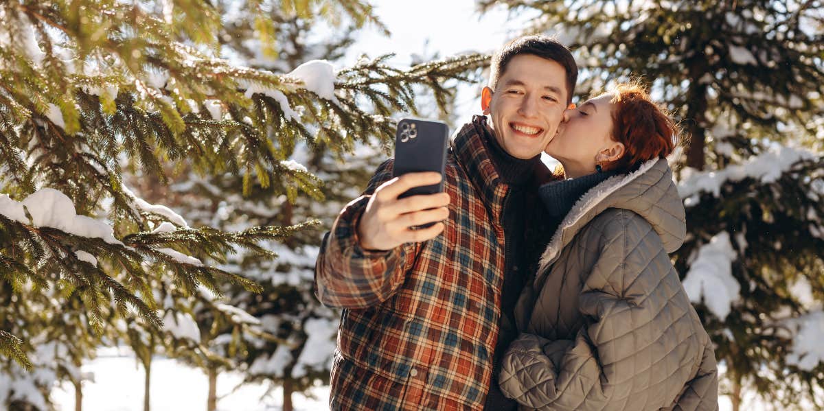 couple selfie