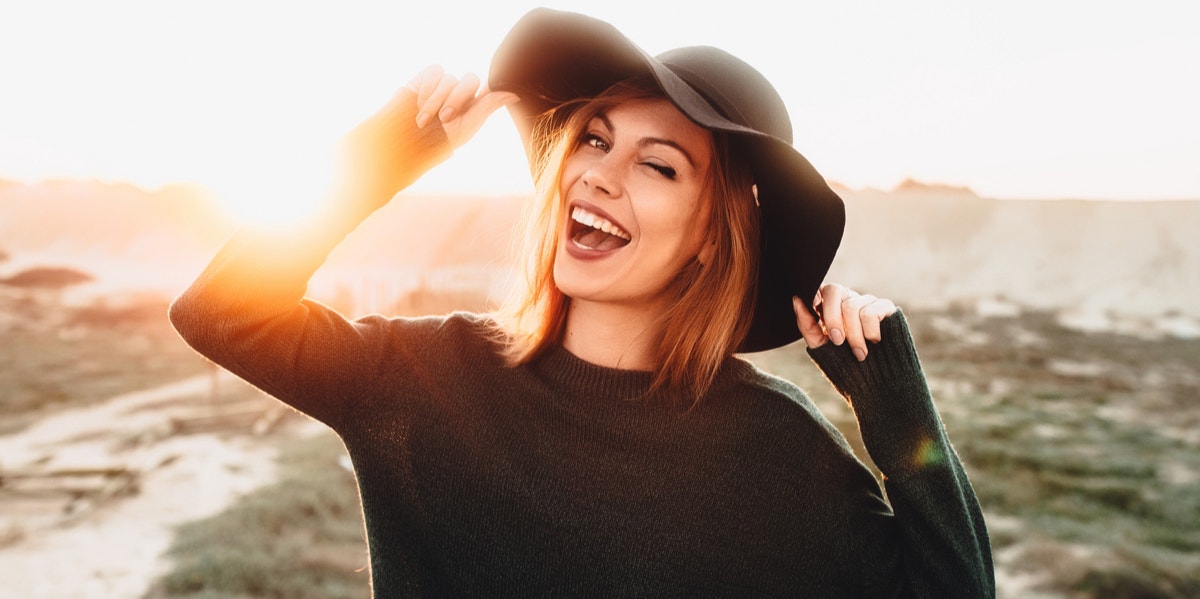 smiling woman