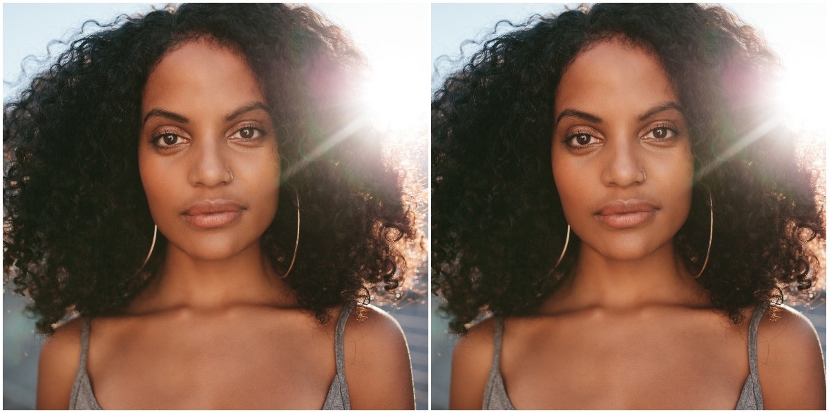 how to be your heroine mirrored image of strong woman with the sun behind her