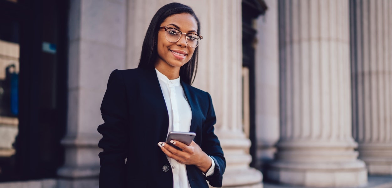 business woman expert developing expertise