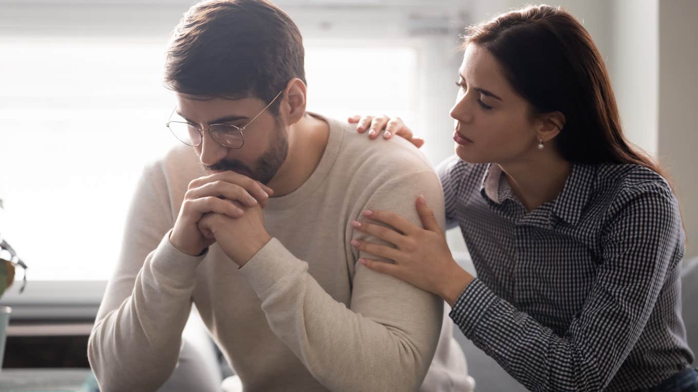 How To Stop Your Spouse From Falling Out Of Love By Mastering 4 Distinct Communication Styles Wife supporting her husband