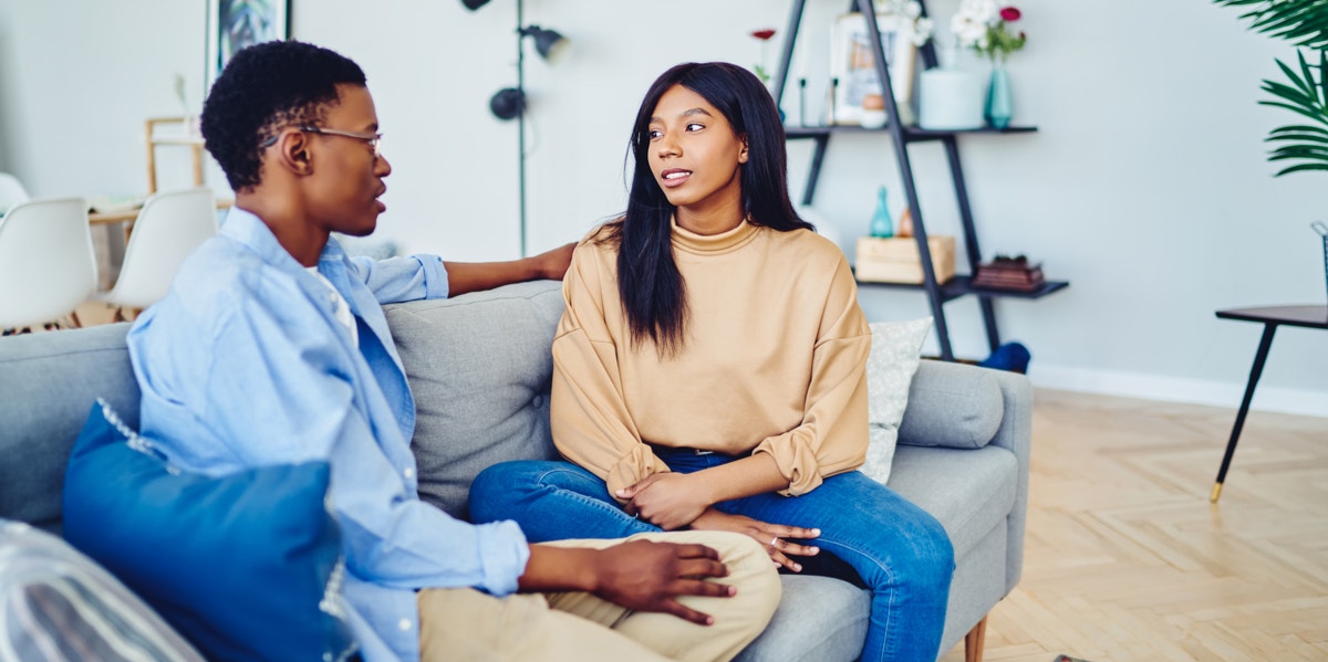 The 4-Part Exercise That's Key to Effective, Zero-Arguing Communication couple talking