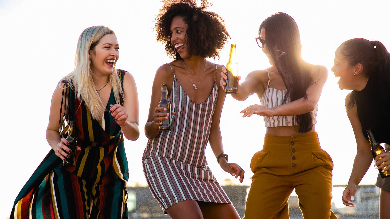 If You’re Single And Want To Feel Better About It, Stop Making This Mistake Every Weekend Woman having fun being single