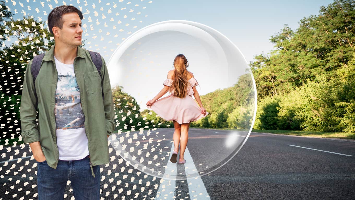 What To Do When She Asks For Space Woman needing space in her own bubble
