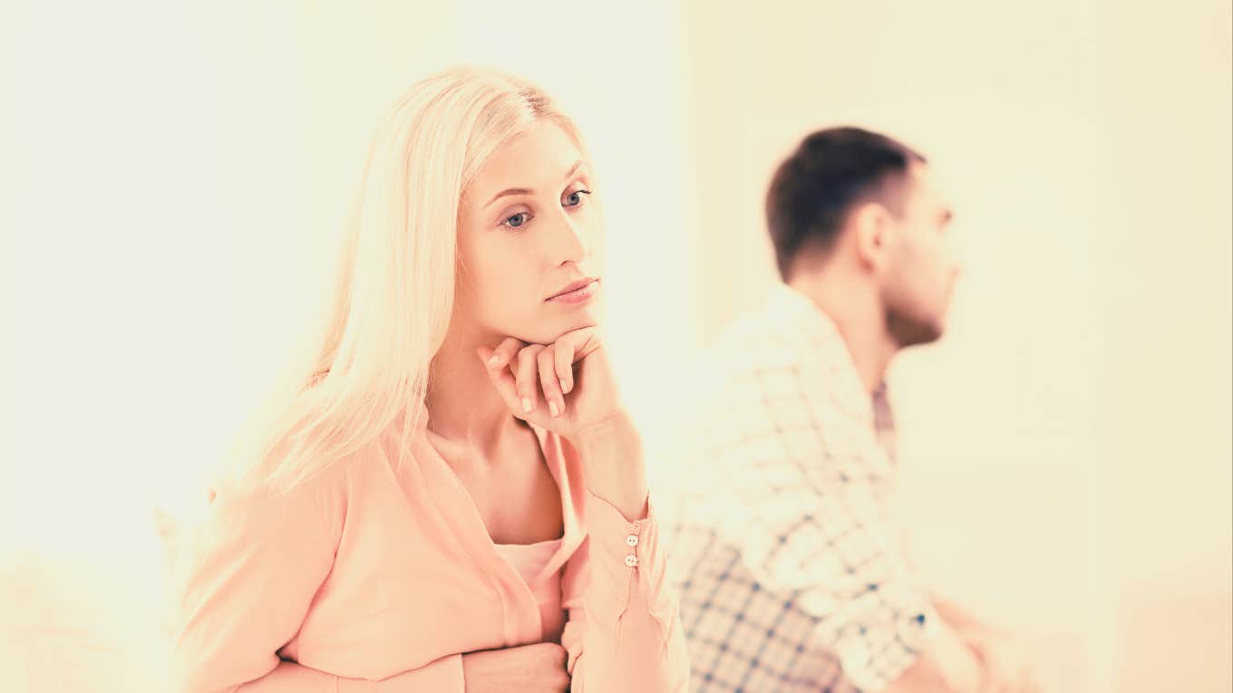 4 Painfully Honest Signs Even Couples Therapy Can't Fix Your Relationship Unhappy Couple