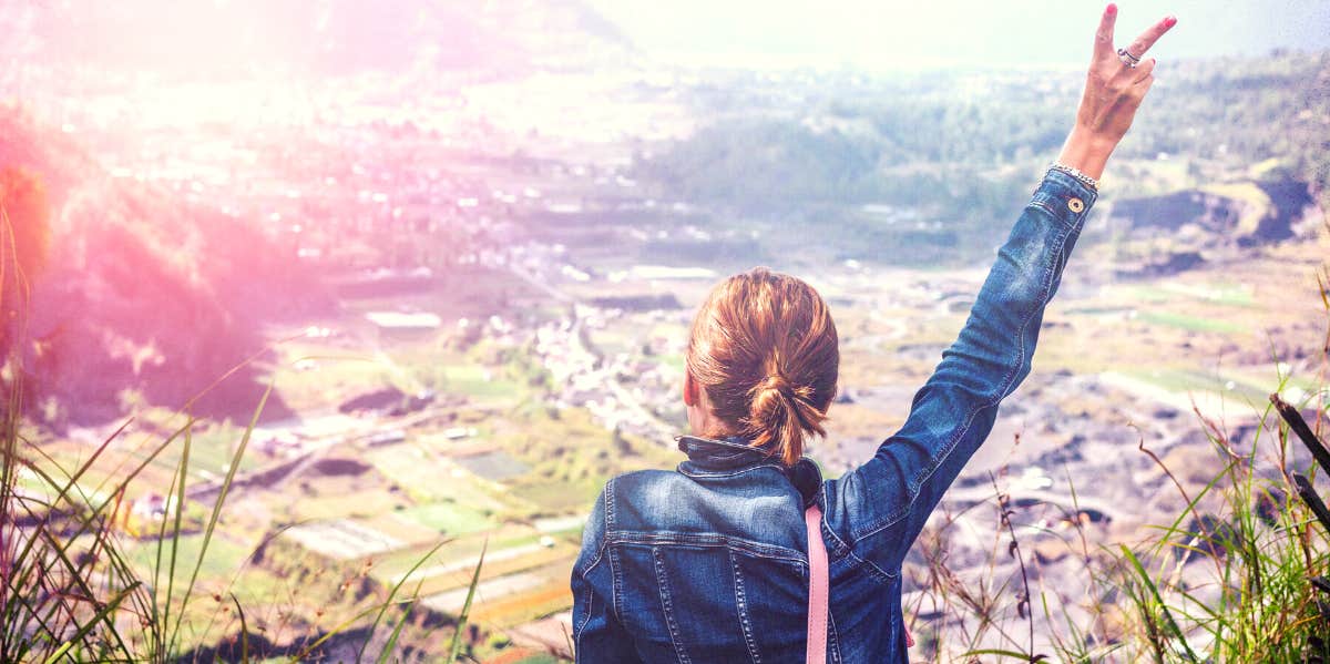 How To Know When To Forgive Someone woman on mountain