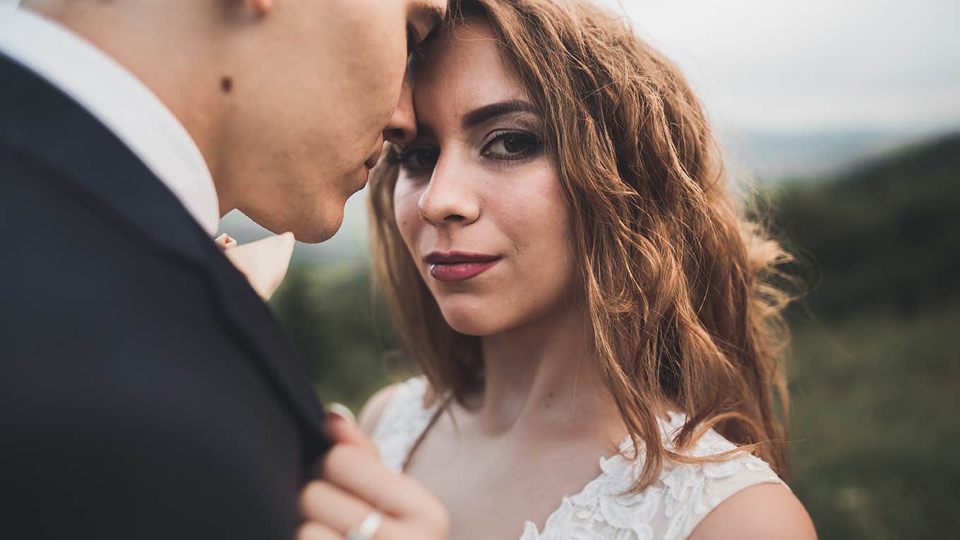 portrait of a young couple outdoors