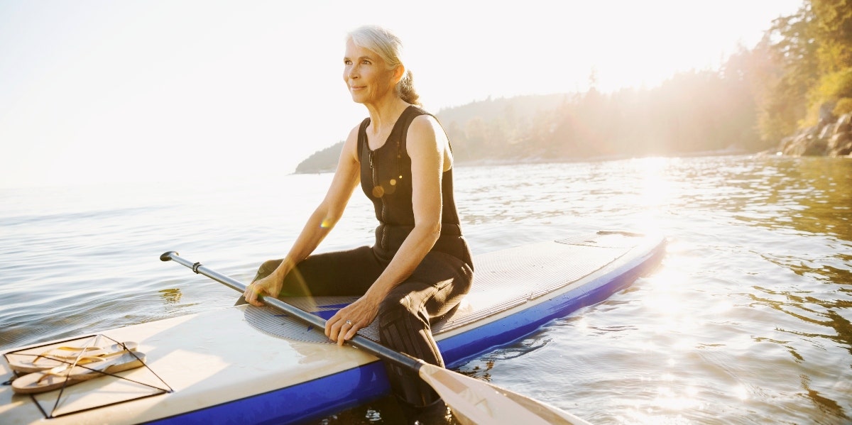 woman in kayak 