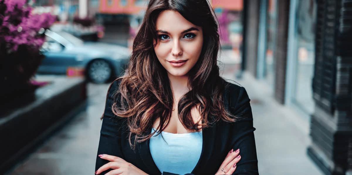 How To Say No Without Feeling Guilty, According To A Psychologist assertive smiling woman