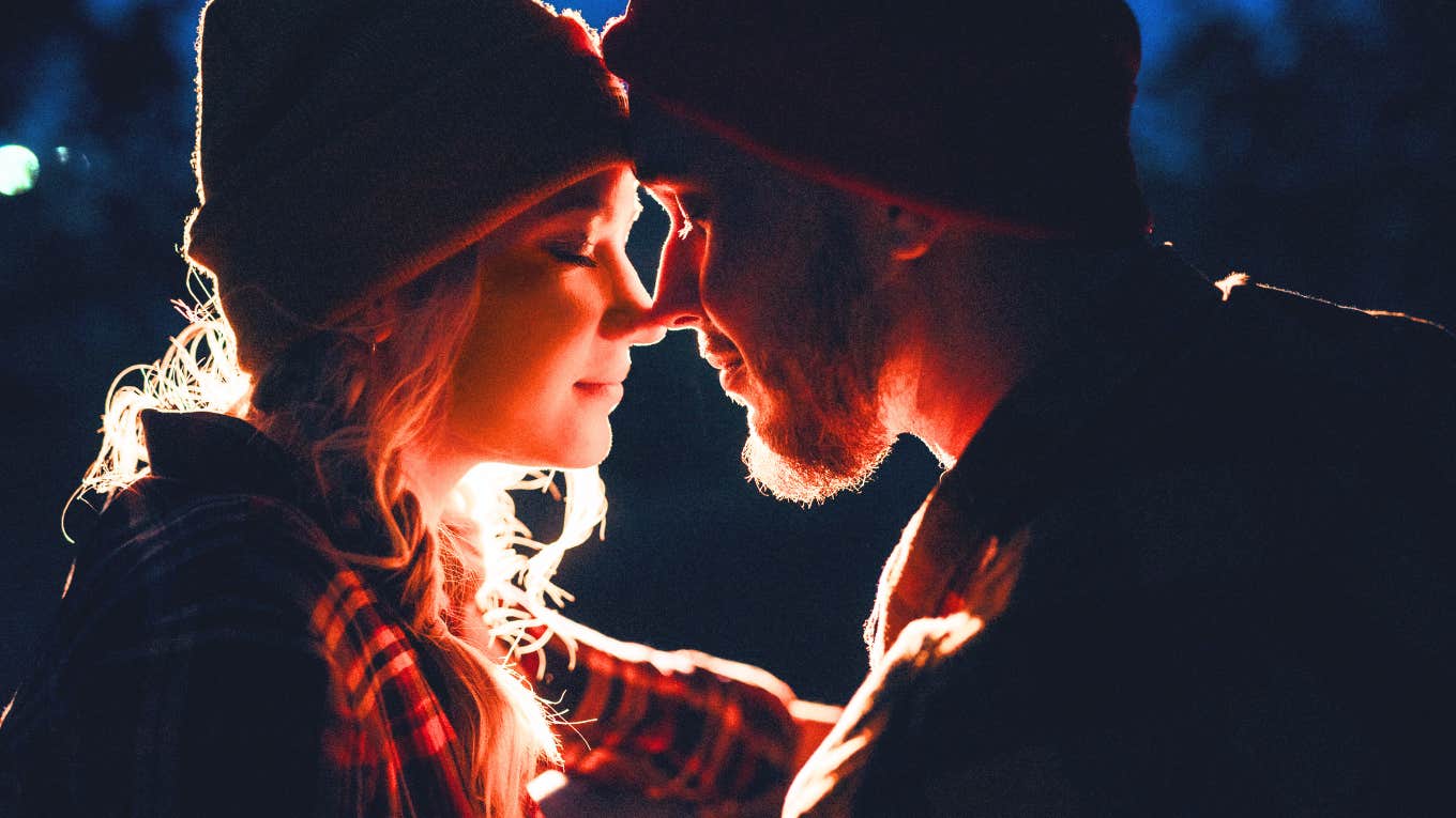 Loving Ways To Save Your Relationship From Toxic Negativity close couple at night