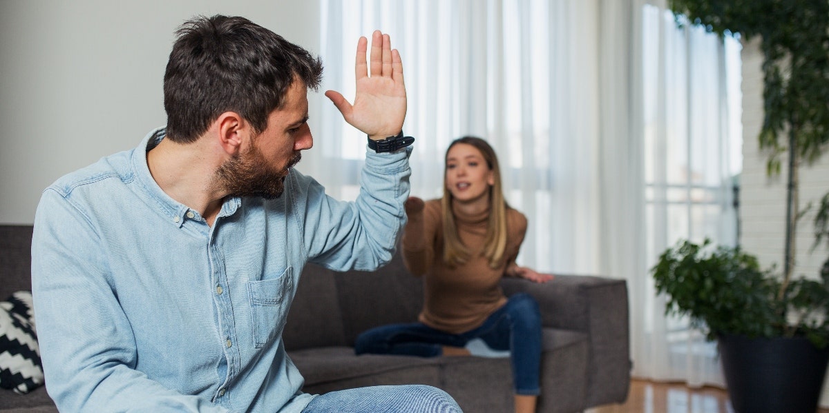 Man Wonders If He Is Wrong For Refusing To Care For Newborn At Night While Wife Is On Maternity Leave husband and wife arguing in living room