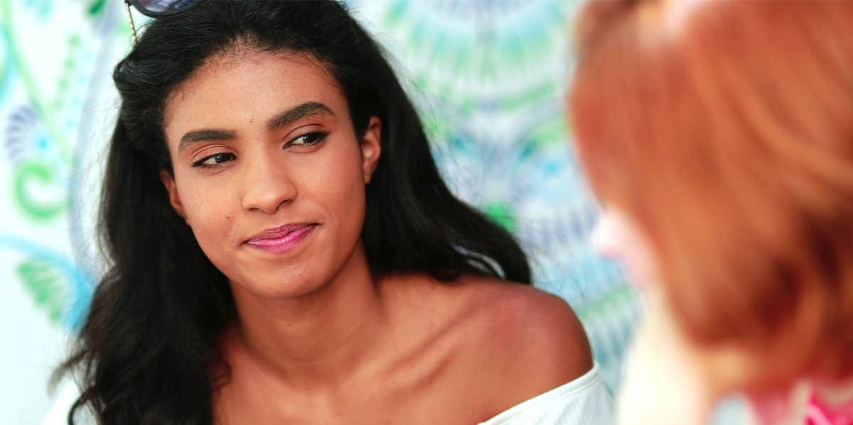 Why Saying The Word 'Because' Has A Hypnotic Effect On People woman thinking