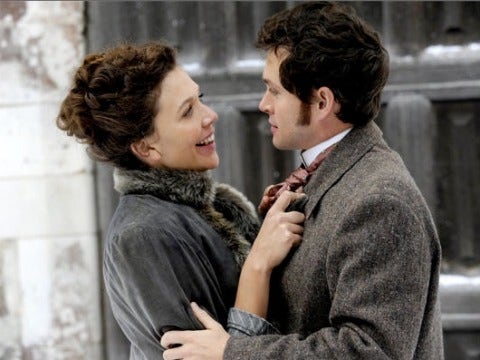 Maggie Gyllenhaal and Hugh Dancy in "Hysteria."