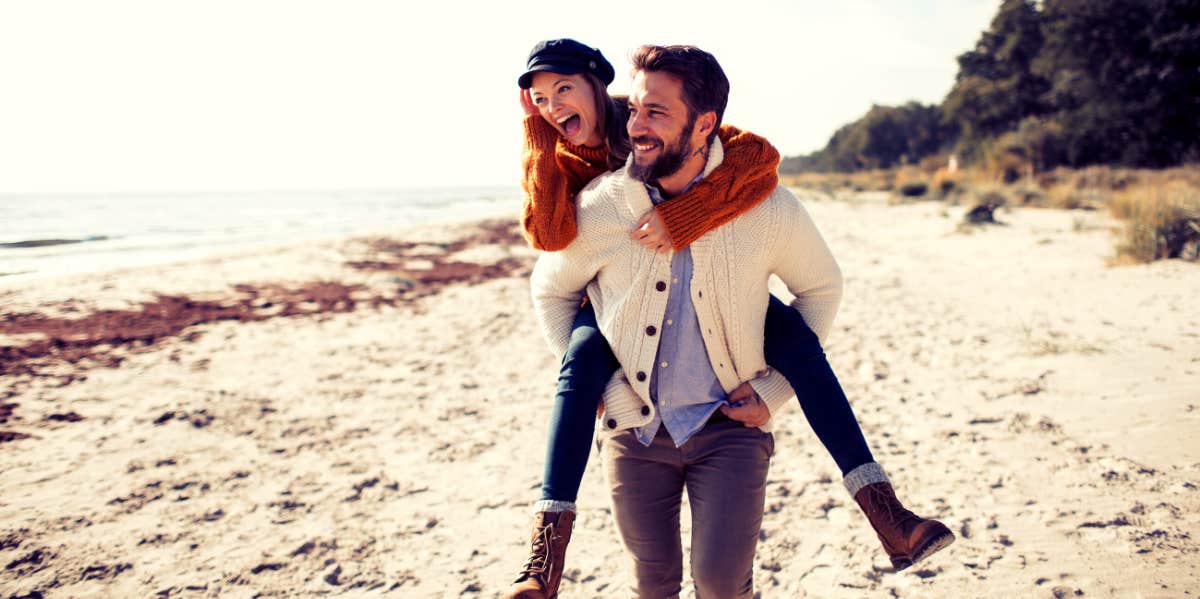 couple on a beach