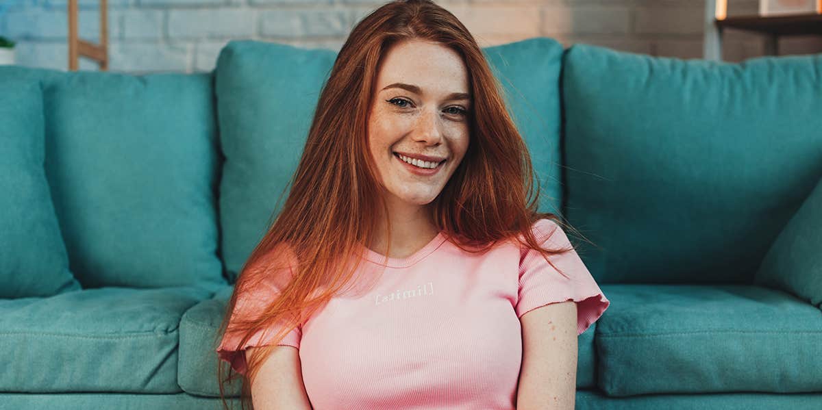 smiling young woman