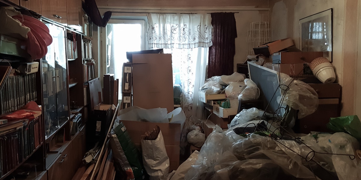 hoarding room