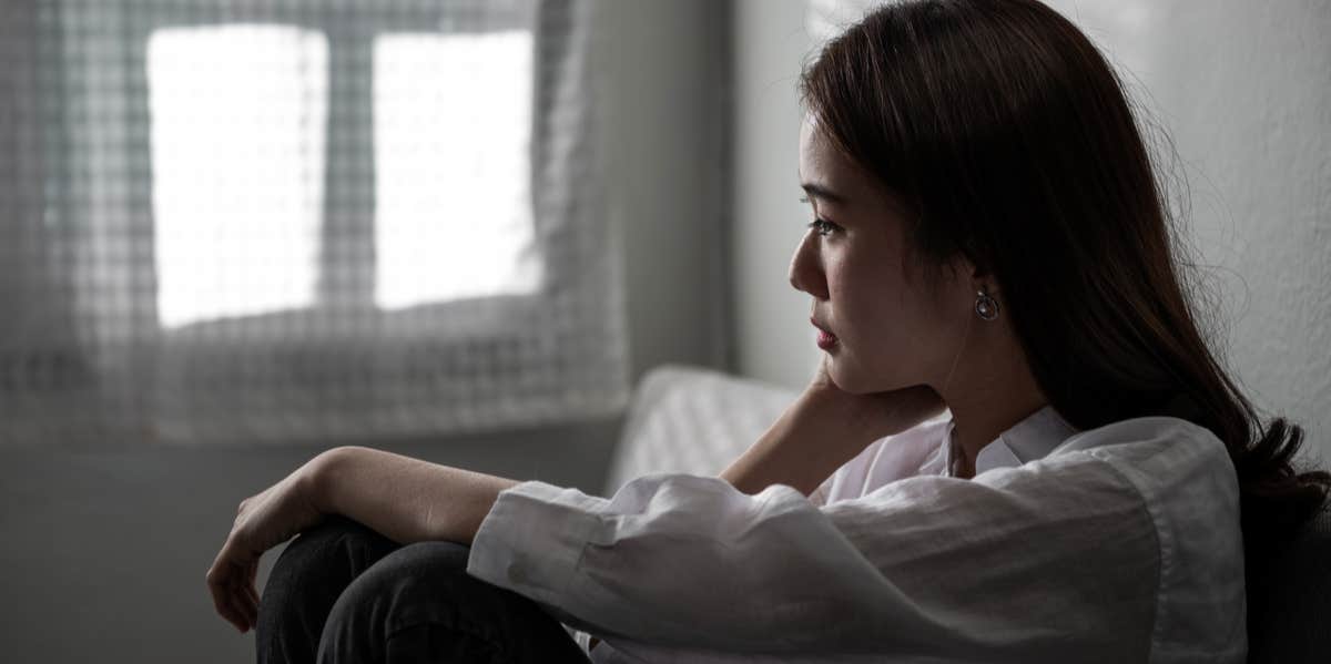 I Was Raised By A Narcissist Who Abducted Me When I Was 10 sad woman