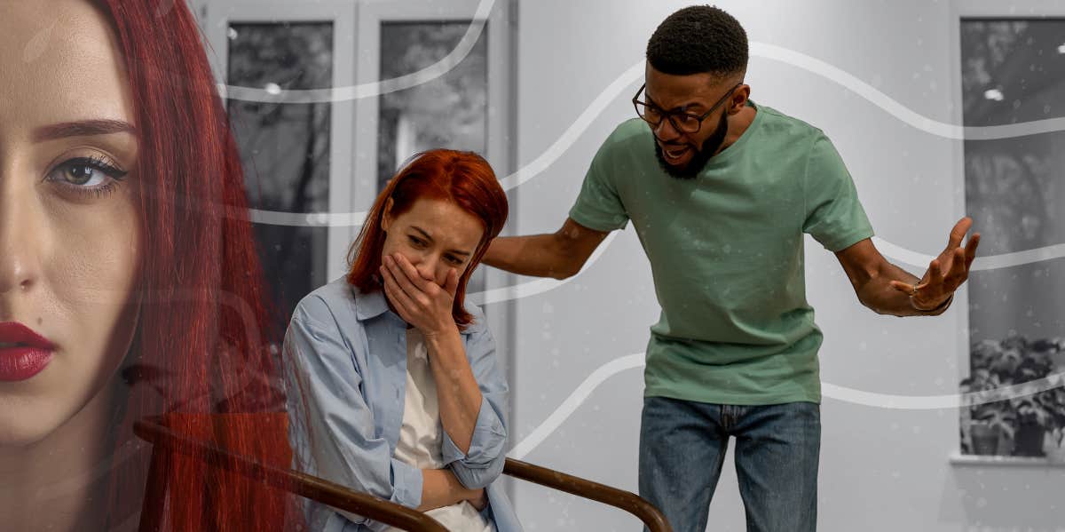 I Was In So Much Emotional Pain And Didn’t Understand Why — Until Now Man yelling at woman