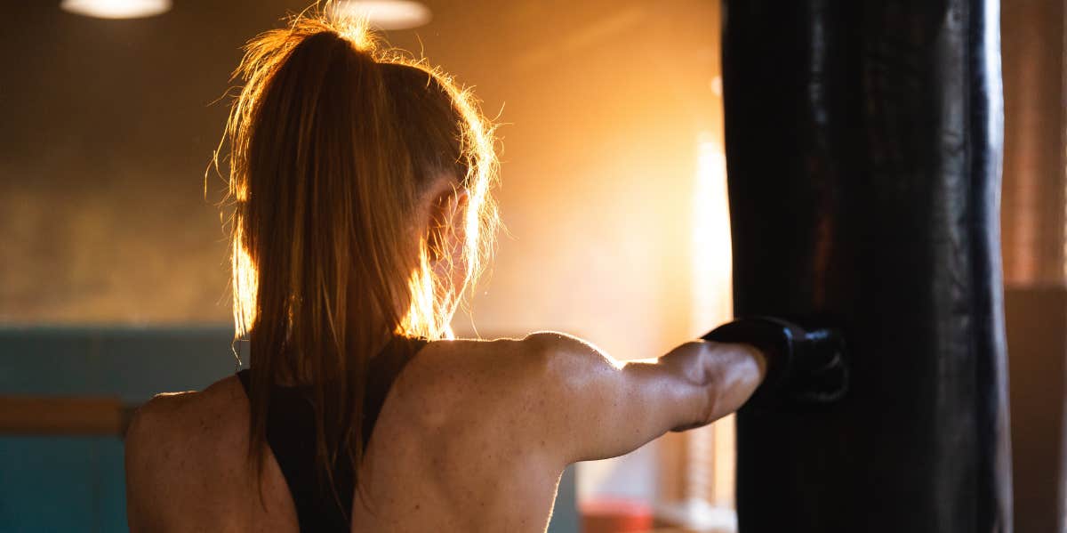 boxing woman