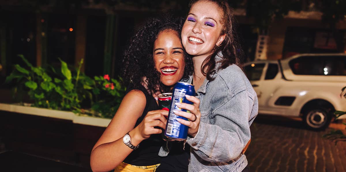 If We Date, There's Something You Should Understand About My Best Friend two women friends laughing
