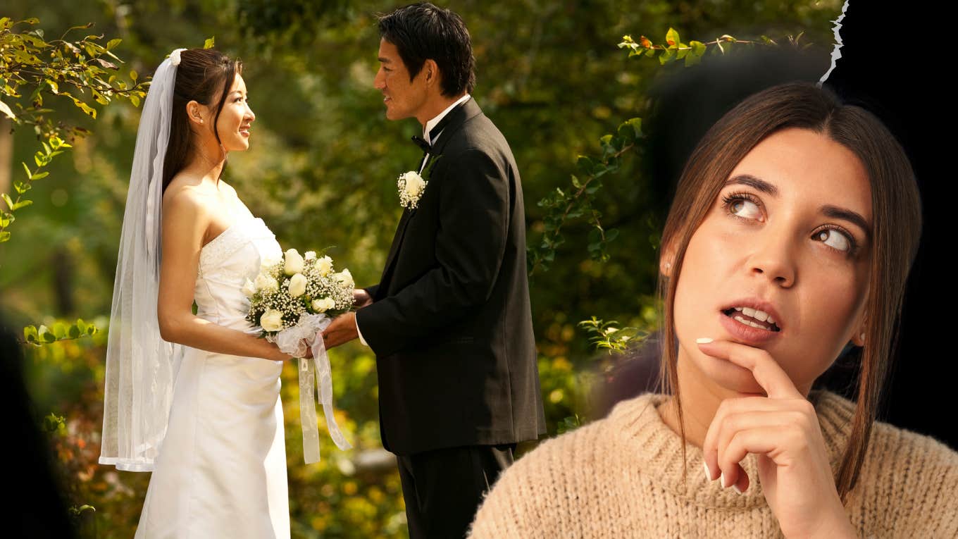 If You Say "I Do" For These 5 Reasons, Your Marriage Is Doomed Woman thinking of marriage