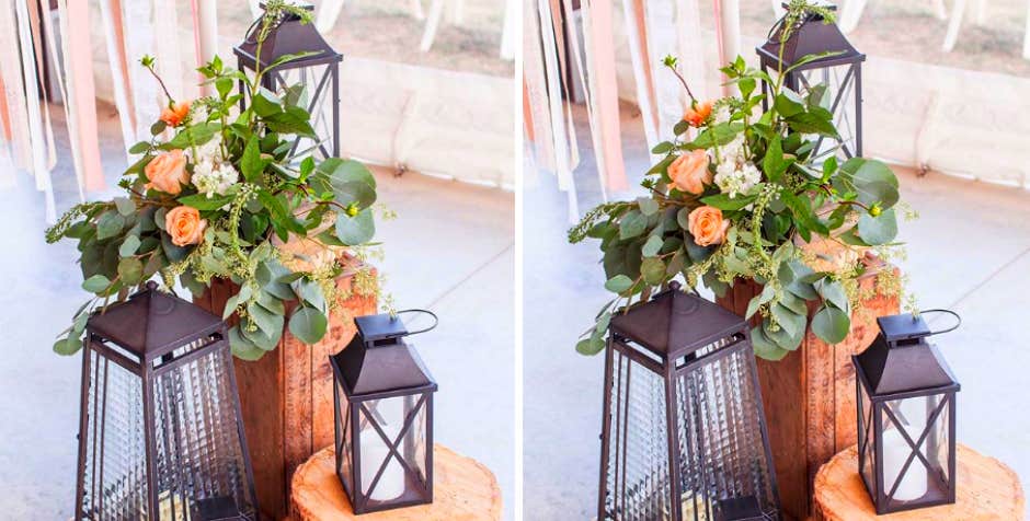 Lantern centerpieces Lantern centerpieces