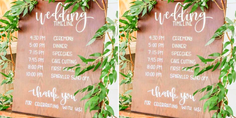 Wedding chalkboard ideas