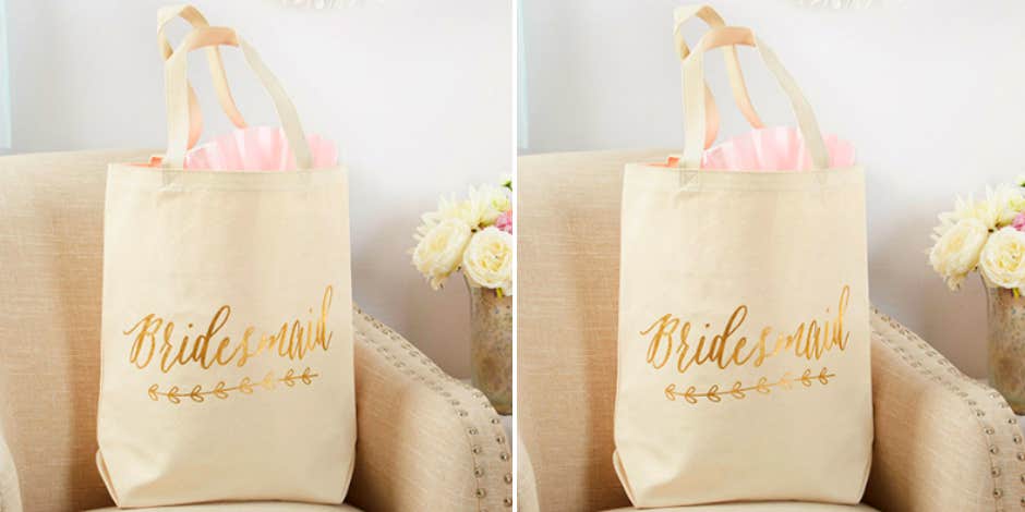 15 Best Personalized/Custom Wedding Tote Bags For The Bride And Bridal Party