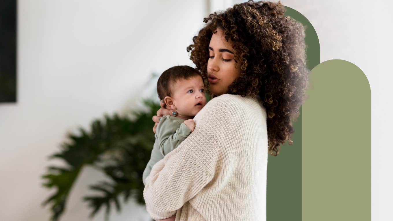 7 Truly Glorious Luxuries I Had To Give Up When I Became A Parent New mother comforting her baby