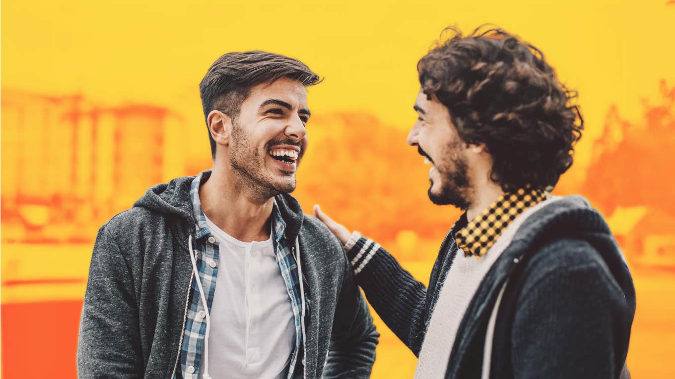 Ways To Increase Your Luck two men celebrate lucky success