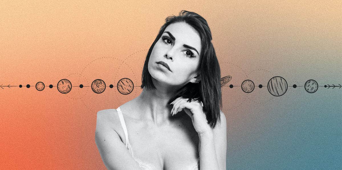 TK Intimidating Zodiac Placements In Astrology planets behind woman